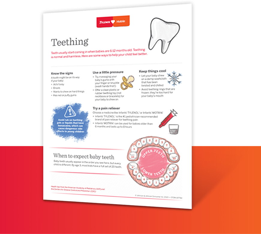 Pediatric teething resource