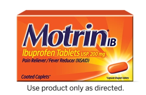 Motrin IB Caplets Dosage Image
